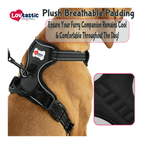 Lovtastic Creations™ No-Pull Dog Harness - with Strong & Durable Dog Leash & Free Poopbag Holder 3pcs Set | Reflective No-Choke Pet Harness