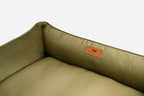 Chester & Lee | Vibrant Velvet Sleeper Dog Bed Olive