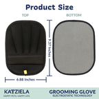 FurTidy Glove by Katziela – Pet Hair Remover Glove for Dogs & Cats, Reusable Electrostatic Grooming Mitt for Furniture, Clothing, Carpet & Car Seats – Washable & Eco-Friendly Deshedding Tool