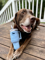 PUPROAR Pup Cup Dog Toy | Cute Squeaky Plush Tumbler Dog Toy