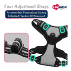 Lovtastic Creations™ No-Pull Dog Harness - with Strong & Durable Dog Leash & Free Poopbag Holder 3pcs Set | Reflective No-Choke Pet Harness