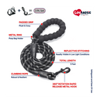 Lovtastic Creations™ No-Pull Dog Harness - with Strong & Durable Dog Leash & Free Poopbag Holder 3pcs Set | Reflective No-Choke Pet Harness