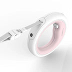 2 in 1 Retractable Dog Puppy LED Ring lighting Flexible Pet Traction Rope Leash