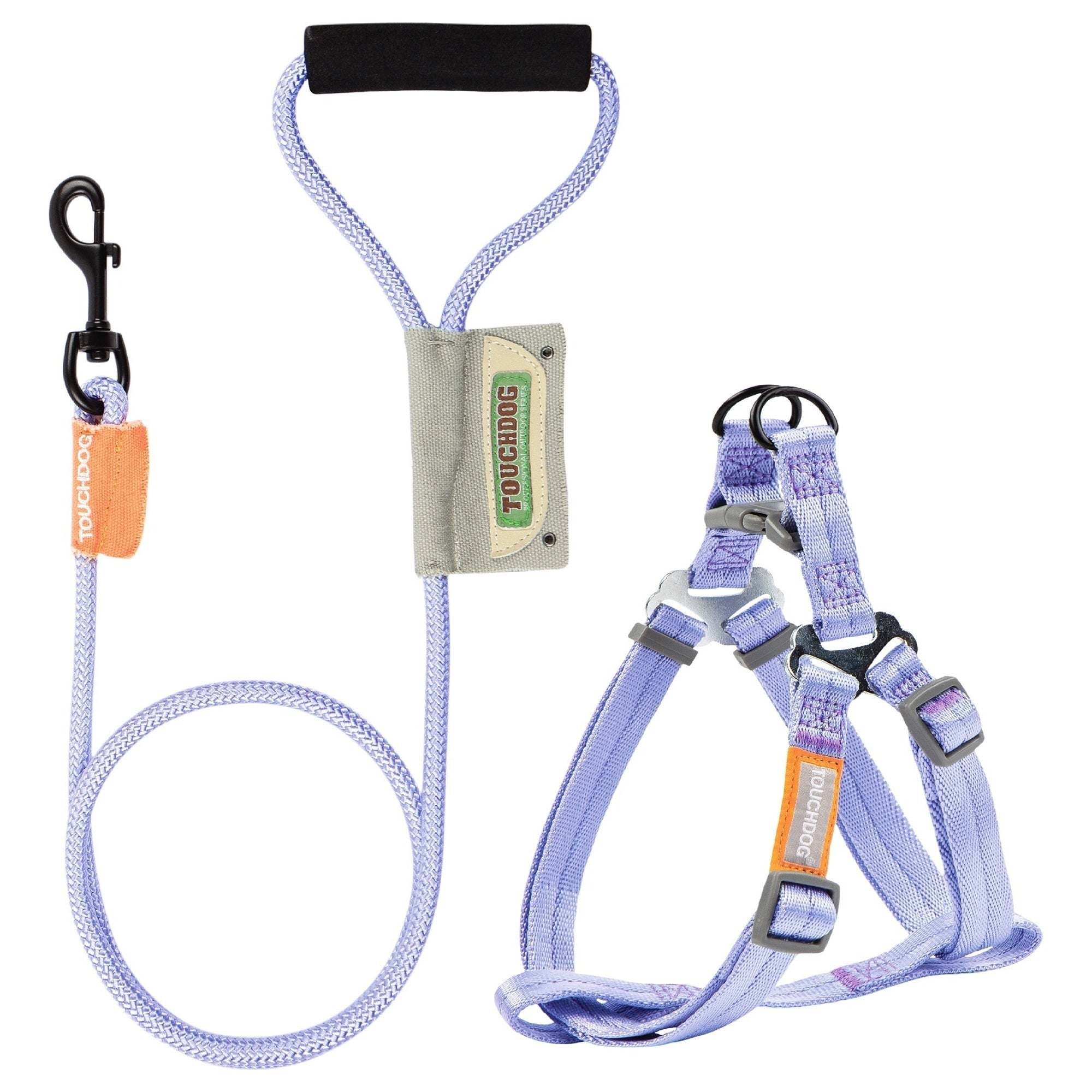 Touchdog ® 'Macaron' 2-in-1 Durable Nylon Dog Harness and Leash