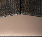 Huntley Pet Rattan Wicker Indoor Outdoor Cabana Raised Pet Bed