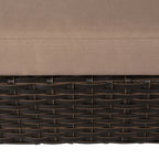 Huntley Pet Rattan Wicker Indoor Outdoor Cabana Raised Pet Bed