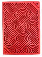 Love eMat - Enrichment Lick Mat for Dogs and Cats| Heart Design | SodaPup
