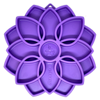 Mandala eTray Shallow Slow Feeder Dog Bowl for Enrichment | USA Made