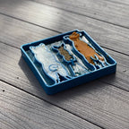 Waiting Dogs eTray - Shallow Slow Feeder Bowl for Enrichment | USA Made