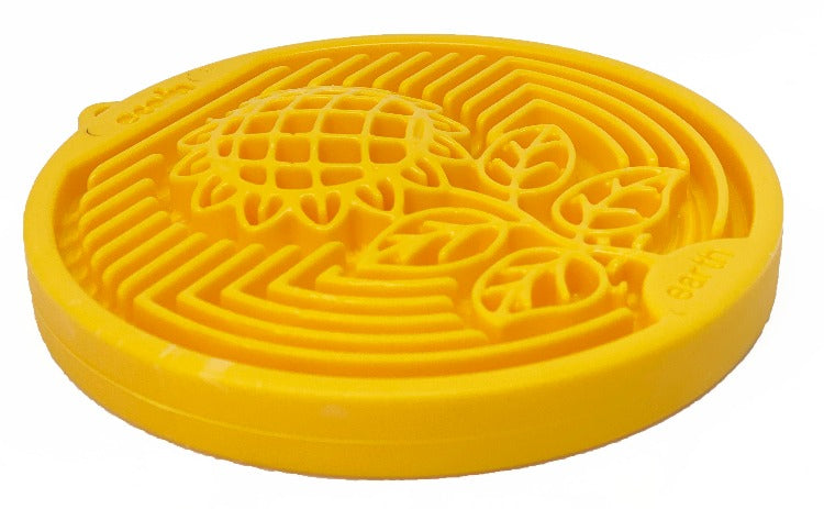 Earth eCoin Nylon Lick Mat for Dogs | USA Made Enrichment Toy | SodaPup