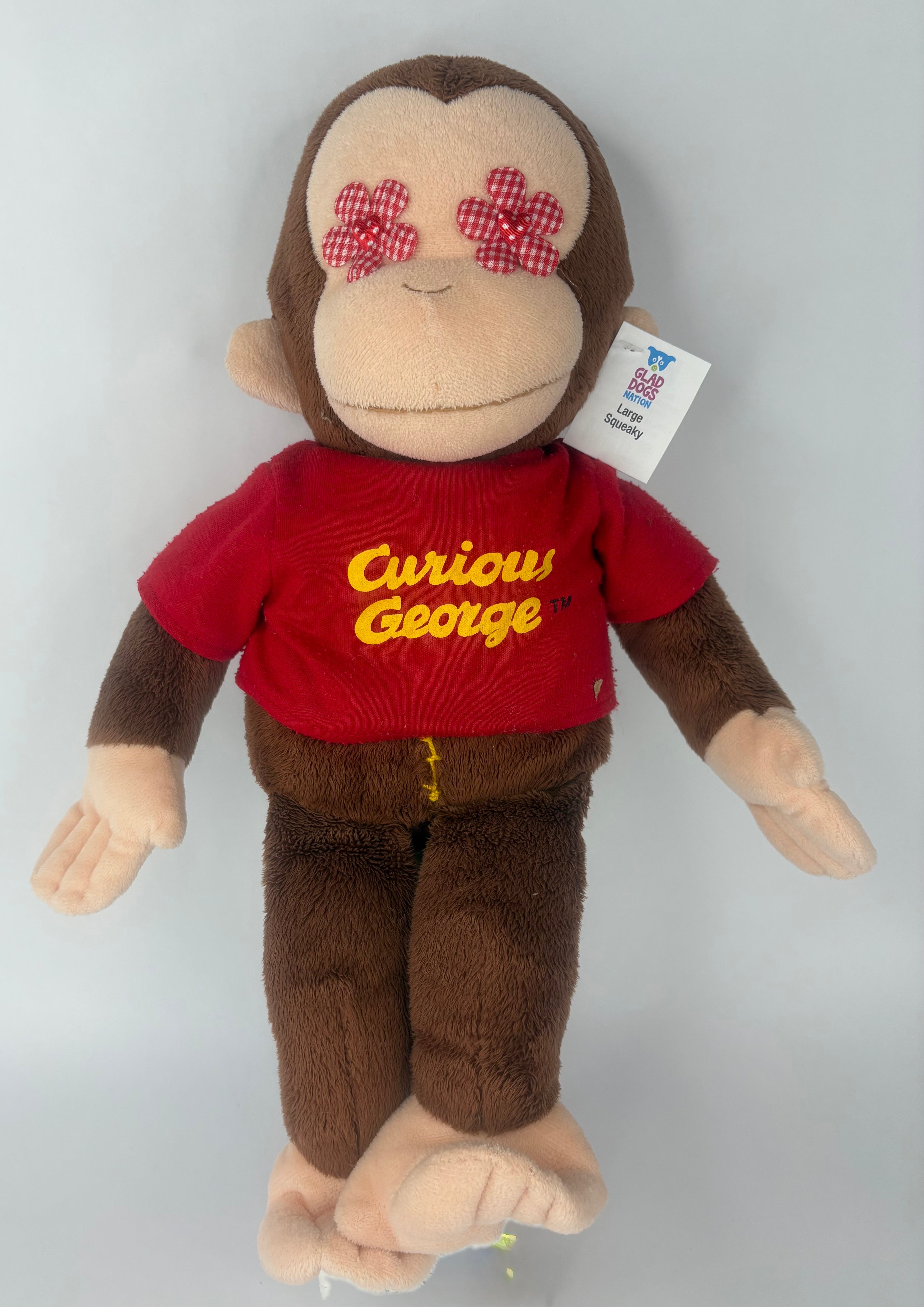 Large Cartoon Character Squeak & NO Squeak Dog Toys: 11"-14"