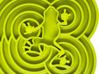 Water Frog eTray - Shallow Slow Feeder Dog Bowl for Enrichment | USA Made