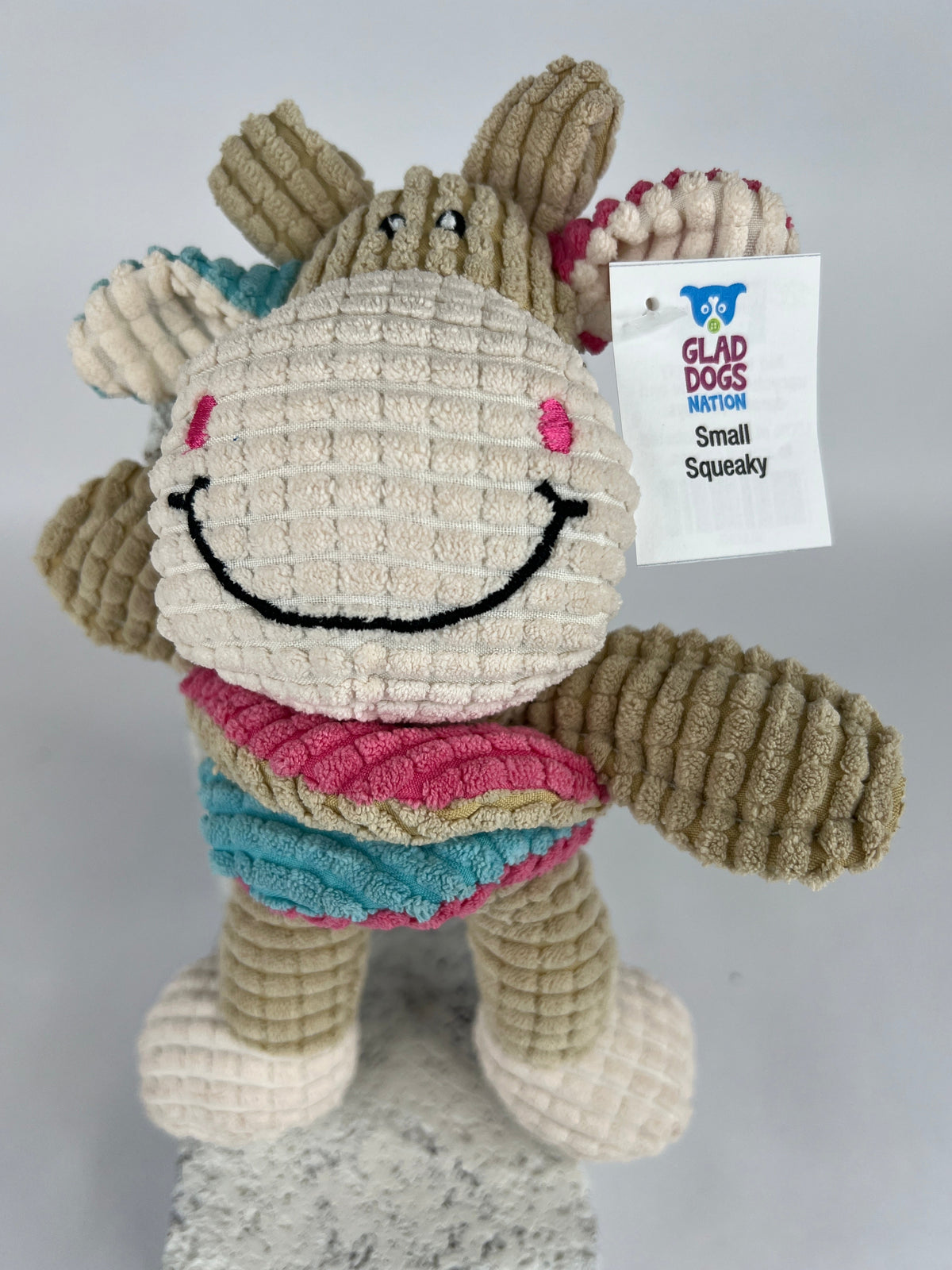 Small Stuffed SQUEAKY Dog & Puppy Toys / 10-30 lbs.