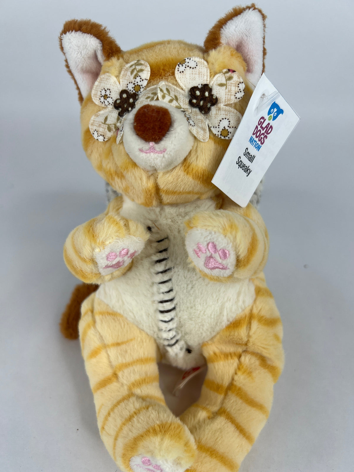 Small Stuffed SQUEAKY Dog & Puppy Toys / 10-30 lbs.