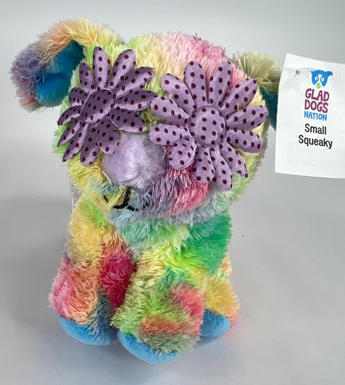Small Stuffed SQUEAKY Dog & Puppy Toys / 10-30 lbs.