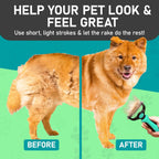 Maxpower Dual-Sided Pet Grooming Rake for Dogs & Cats – Dematting Tool