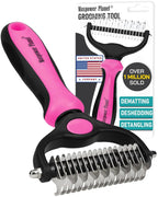 Maxpower Dual-Sided Pet Grooming Rake for Dogs & Cats – Dematting Tool