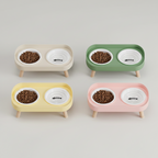 Elevated Dual-Bowl Feeding Station