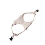 Faux Fur Leopard Dog Harness & Leash Set – Soft & Stylish for Winter