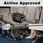 Luxury Quilted Dog Carrier Bag Purse Airline Approved Pet Travel Handbag