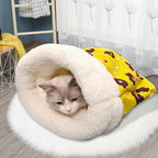 Plush Pocket Cat Sleeping Bag