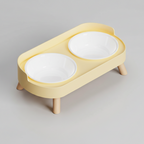 Elevated Dual-Bowl Feeding Station