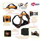 Lovtastic Creations™ No-Pull Dog Harness - with Strong & Durable Dog Leash & Free Poopbag Holder 3pcs Set | Reflective No-Choke Pet Harness