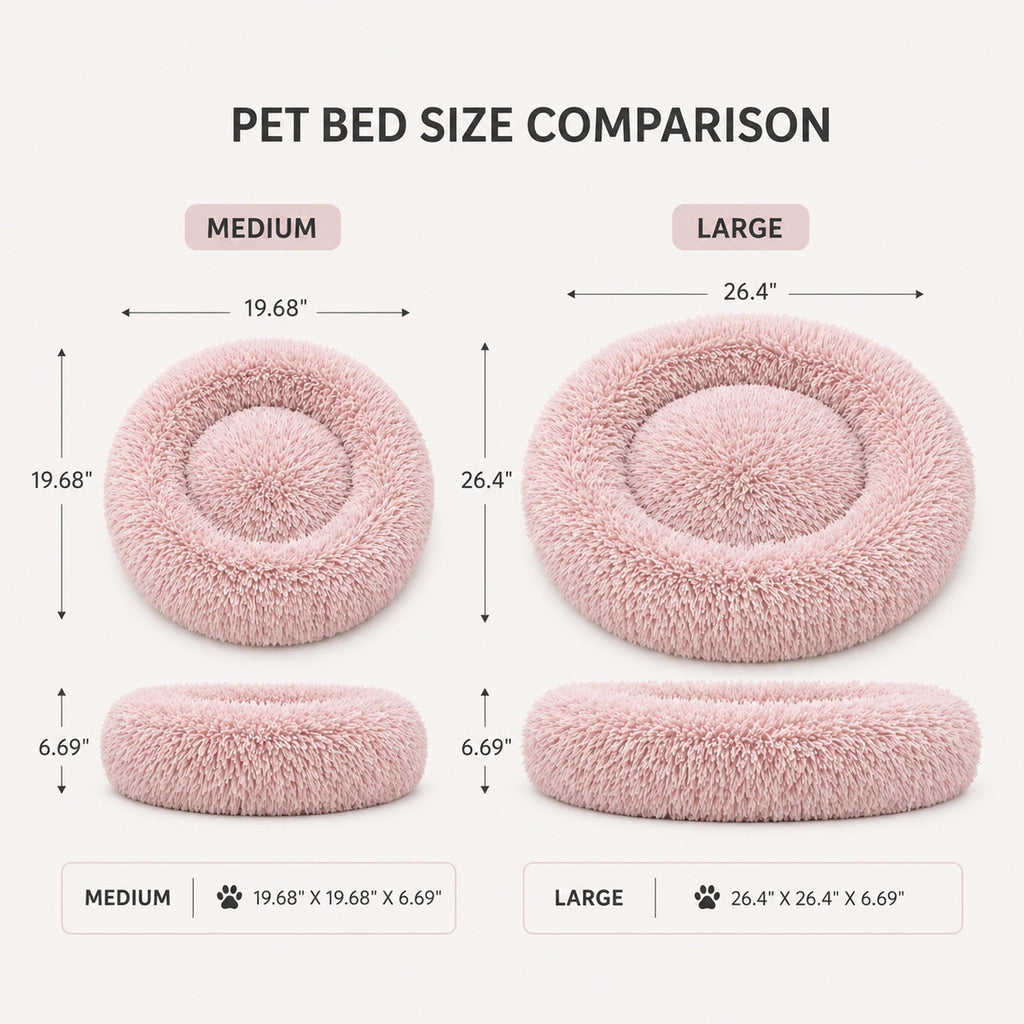 Pet Life ® 'Nestler' High-Grade Plush and Soft Rounded Pet Bed