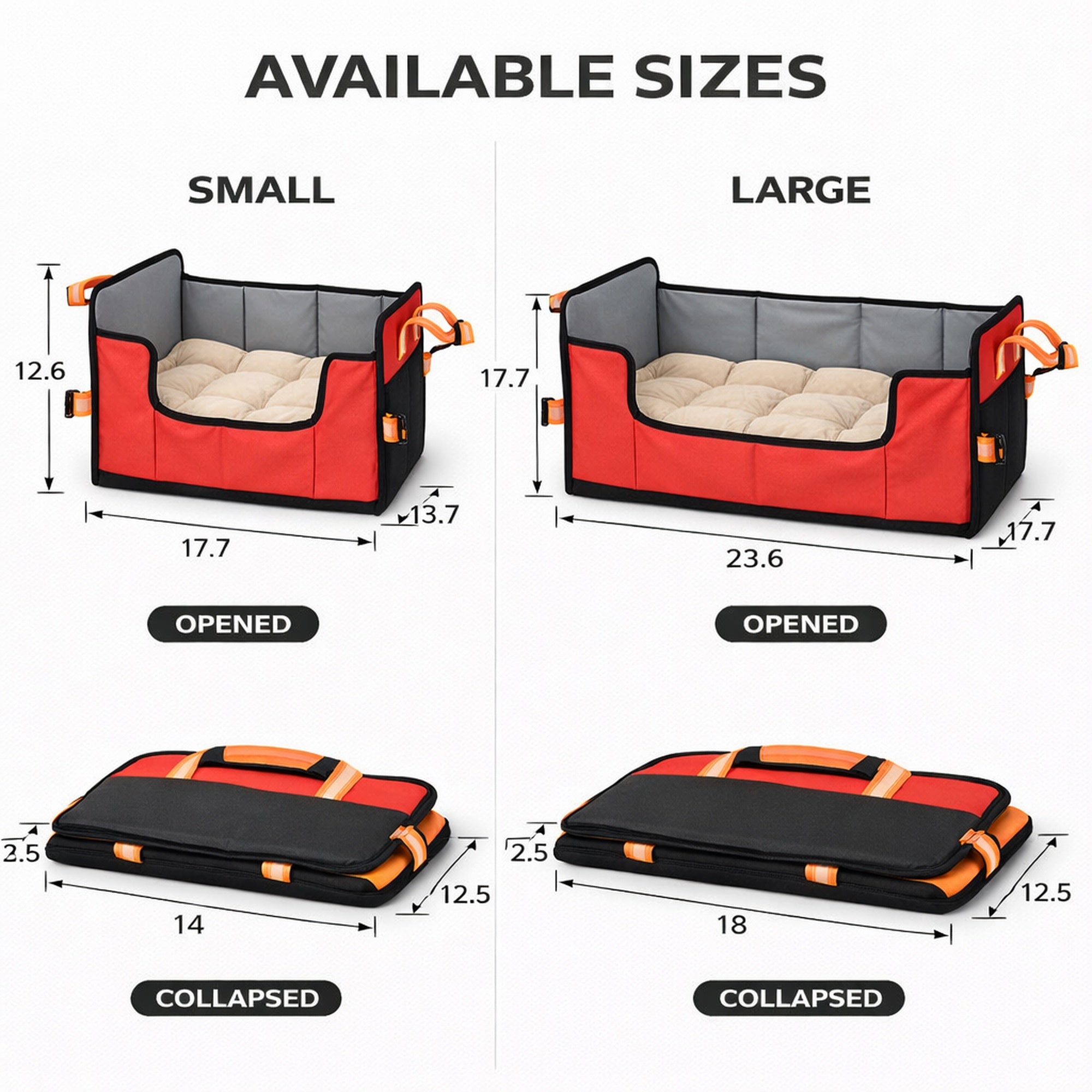 Pet Life ® 'Travel-Nest' Folding Travel Cat and Dog Bed