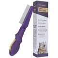 Pet Flea Comb Stainless Steel Teeth Detangling Grooming Tool Dogs Cats
