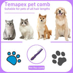 Pet Flea Comb Stainless Steel Teeth Detangling Grooming Tool Dogs Cats