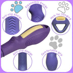 Pet Flea Comb Stainless Steel Teeth Detangling Grooming Tool Dogs Cats
