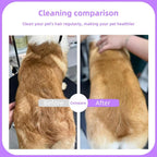 Pet Flea Comb Stainless Steel Teeth Detangling Grooming Tool Dogs Cats