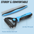 Pet Grooming Brush Comb Deshedding Dematting Tool Cats Dogs