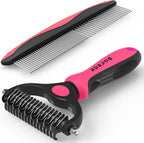 Pet Grooming Brush Comb Deshedding Dematting Tool Cats Dogs