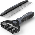 Pet Grooming Brush Comb Deshedding Dematting Tool Cats Dogs
