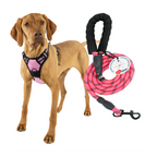 Lovtastic Creations™ No-Pull Dog Harness - with Strong & Durable Dog Leash & Free Poopbag Holder 3pcs Set | Reflective No-Choke Pet Harness