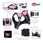 Lovtastic Creations™ No-Pull Dog Harness - with Strong & Durable Dog Leash & Free Poopbag Holder 3pcs Set | Reflective No-Choke Pet Harness
