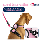 Lovtastic Creations™ No-Pull Dog Harness - with Strong & Durable Dog Leash & Free Poopbag Holder 3pcs Set | Reflective No-Choke Pet Harness