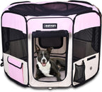 Pop Up Dog Playpen Portable Foldable Pet Exercise Pen Indoor Outdoor Puppy Travel
