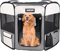 Pop Up Dog Playpen Portable Foldable Pet Exercise Pen Indoor Outdoor Puppy Travel