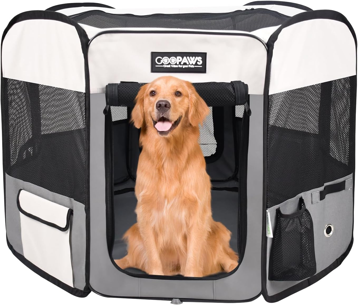 Pop Up Dog Playpen Portable Foldable Pet Exercise Pen Indoor Outdoor Puppy Travel