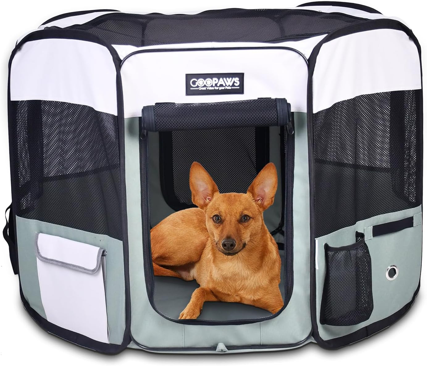 Pop Up Dog Playpen Portable Foldable Pet Exercise Pen Indoor Outdoor Puppy Travel