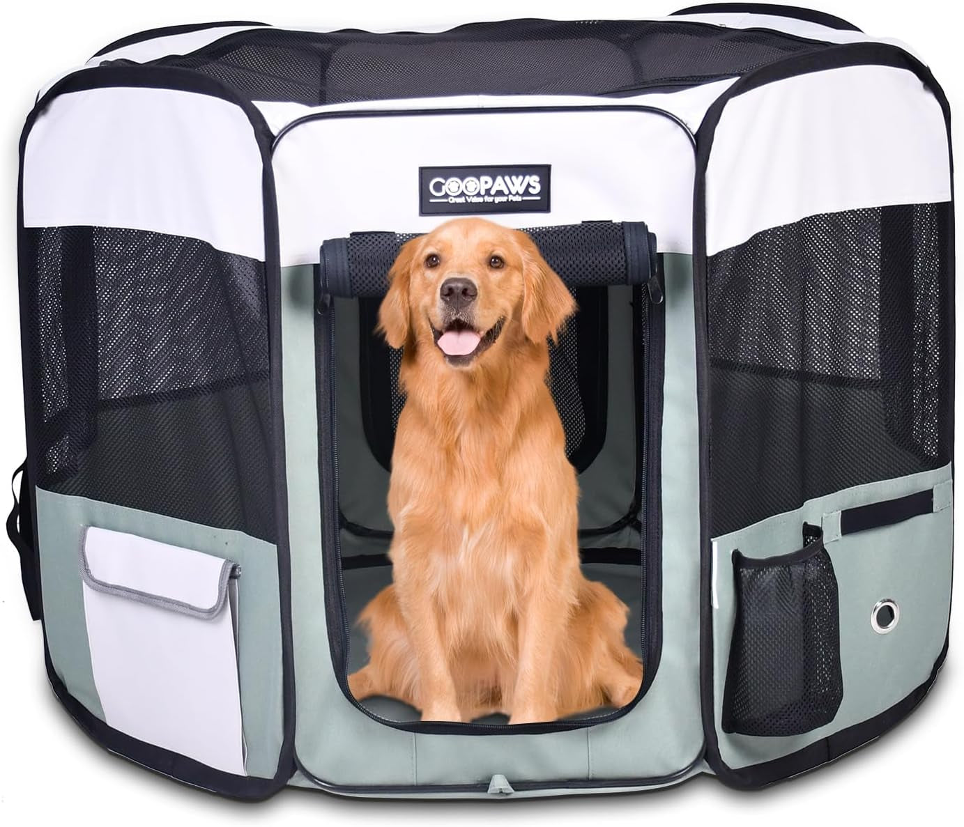 Pop Up Dog Playpen Portable Foldable Pet Exercise Pen Indoor Outdoor Puppy Travel