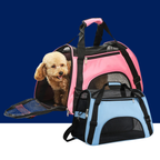Portable Cat & Dog Carrier Bag – Foldable Breathable Travel Handbag