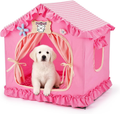 Princess Pet Tent Cat Dog Bed Washable Cozy Indoor Pet House Small Medium Pets