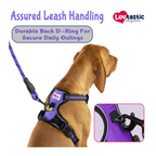 Lovtastic Creations™ No-Pull Dog Harness - with Strong & Durable Dog Leash & Free Poopbag Holder 3pcs Set | Reflective No-Choke Pet Harness