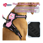 Lovtastic Creations™ No-Pull Dog Harness - with Strong & Durable Dog Leash & Free Poopbag Holder 3pcs Set | Reflective No-Choke Pet Harness