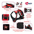 Lovtastic Creations™ No-Pull Dog Harness - with Strong & Durable Dog Leash & Free Poopbag Holder 3pcs Set | Reflective No-Choke Pet Harness