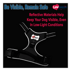 Lovtastic Creations™ No-Pull Dog Harness - with Strong & Durable Dog Leash & Free Poopbag Holder 3pcs Set | Reflective No-Choke Pet Harness